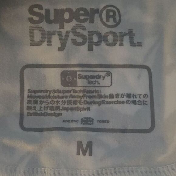 Super Dry Sport super soft palm tree workout athletic cropped leggings  M - Picture 5 of 5